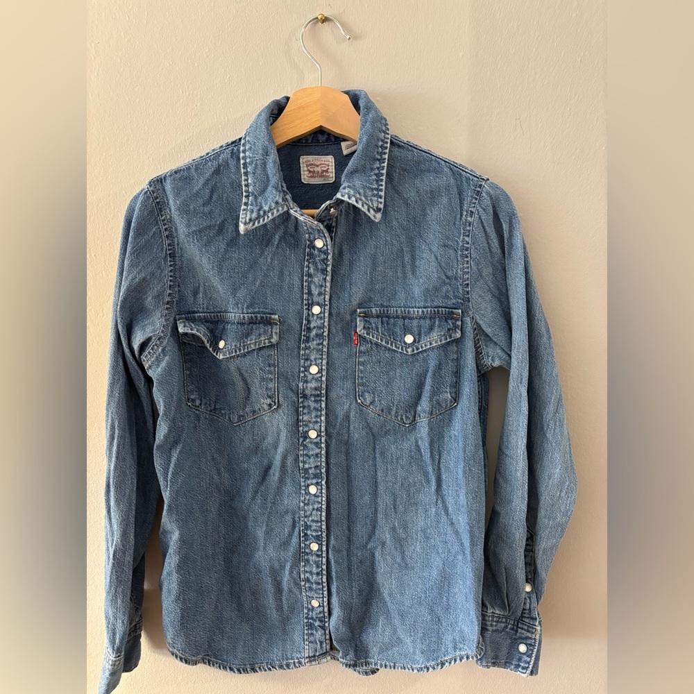 Levi's Blue Denim Shirt